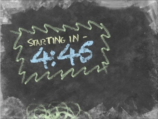 Chalkboard Countdown