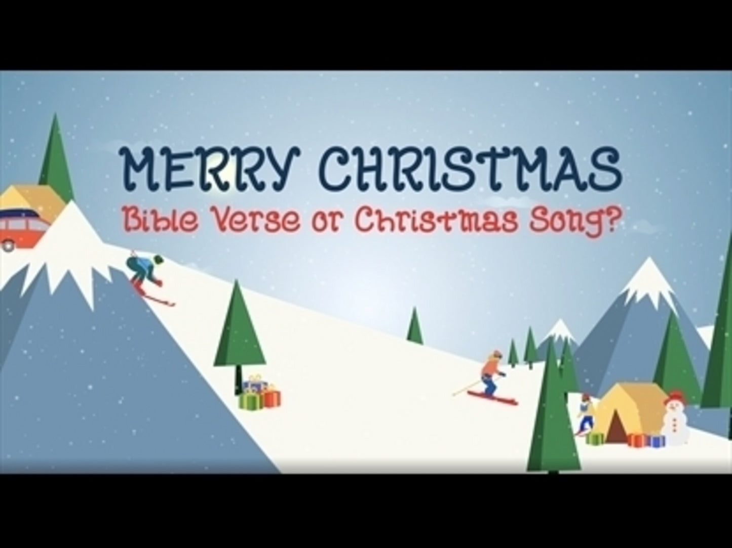 Bible Verse Or Christmas Song Game Video