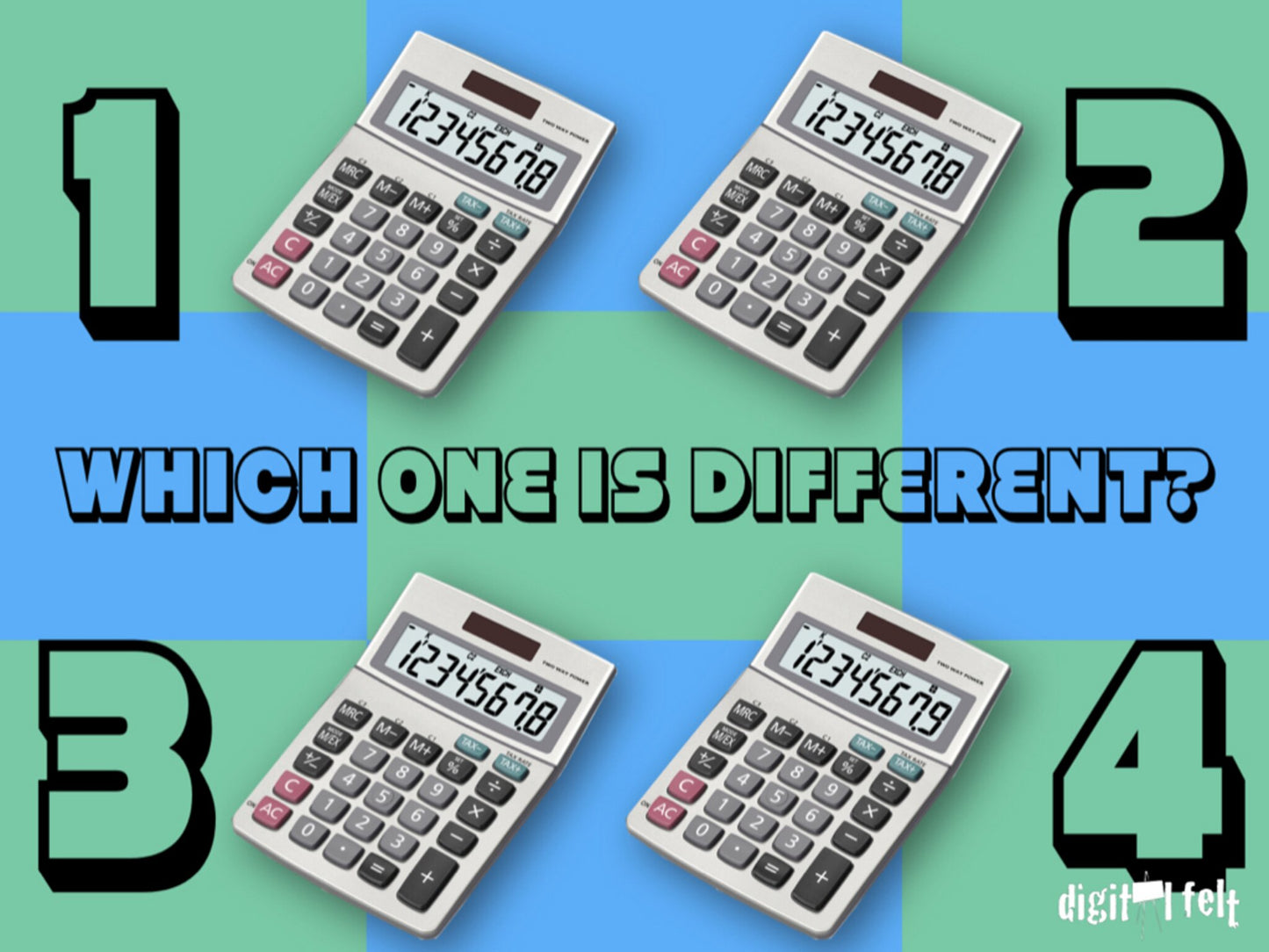 Which One Is Different Back To School