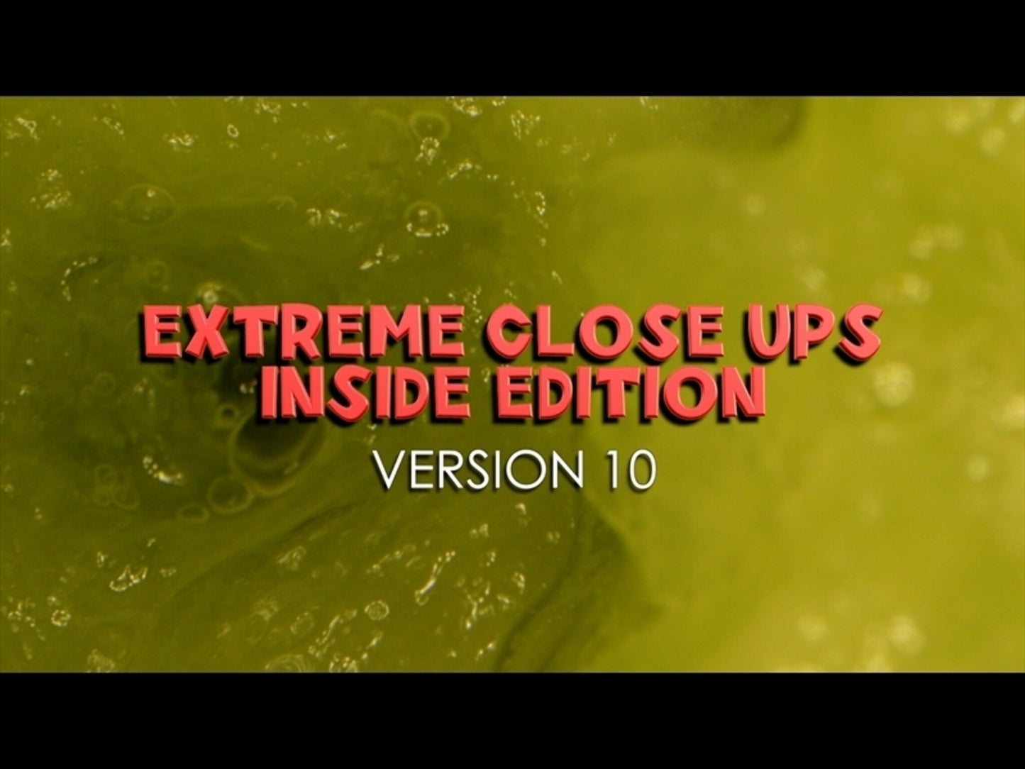 Extreme Close-Ups, Inside Edition Versions 10