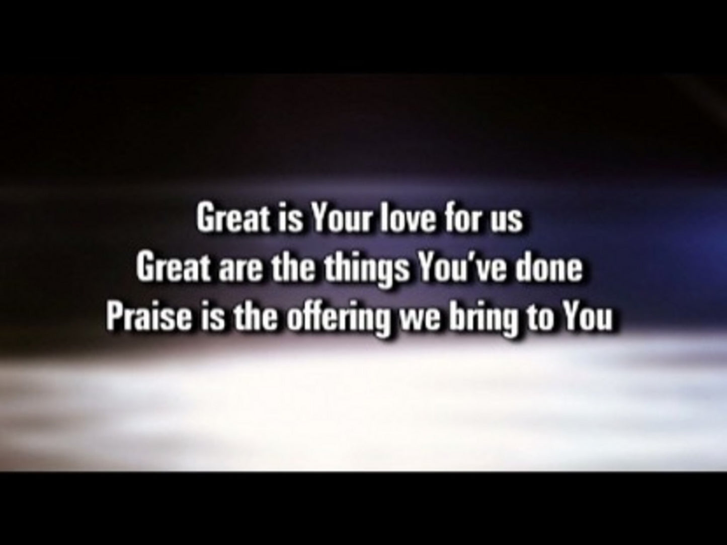 Praise Is The Offering