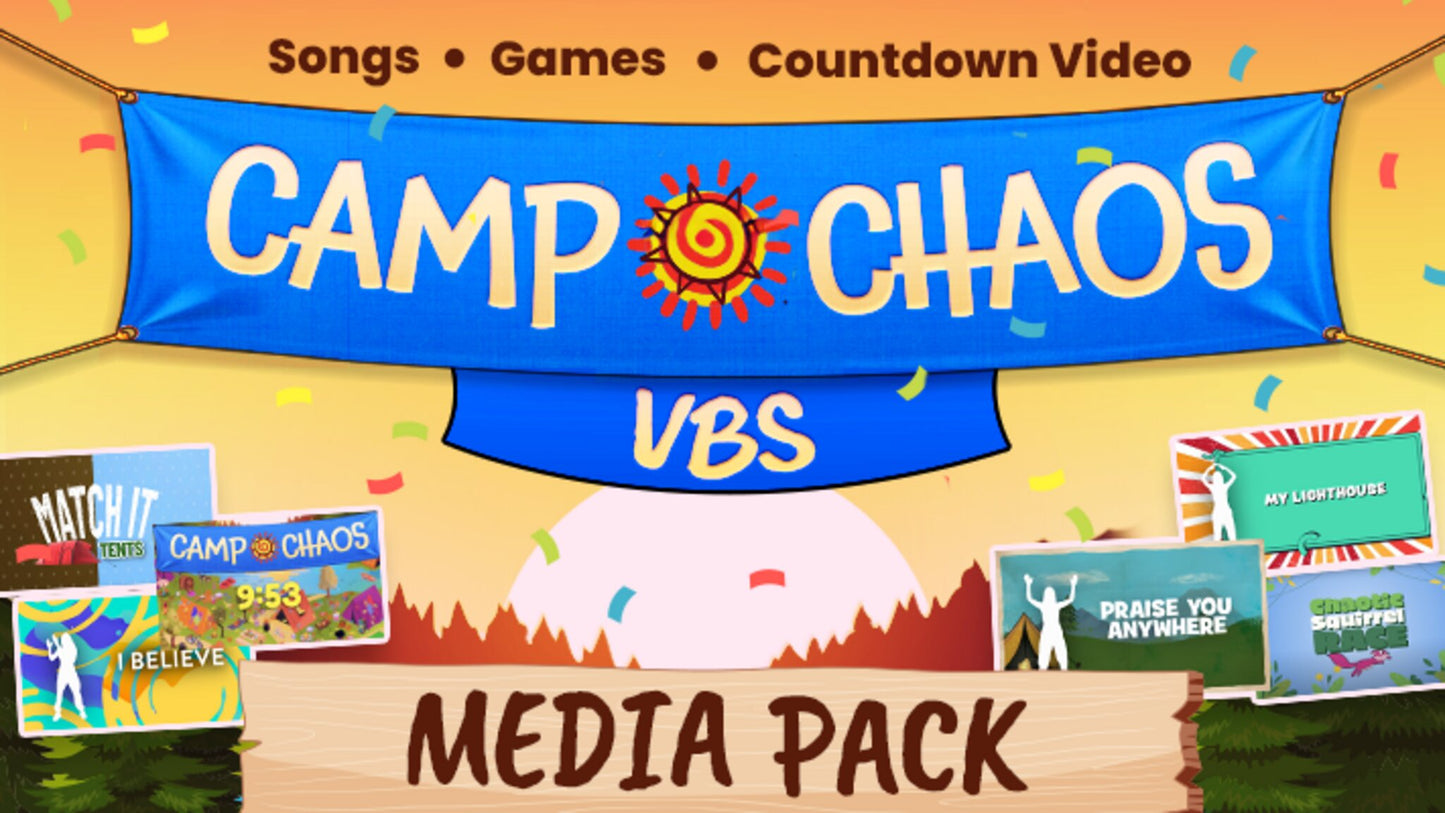 Camp Chaos VBS Media Pack