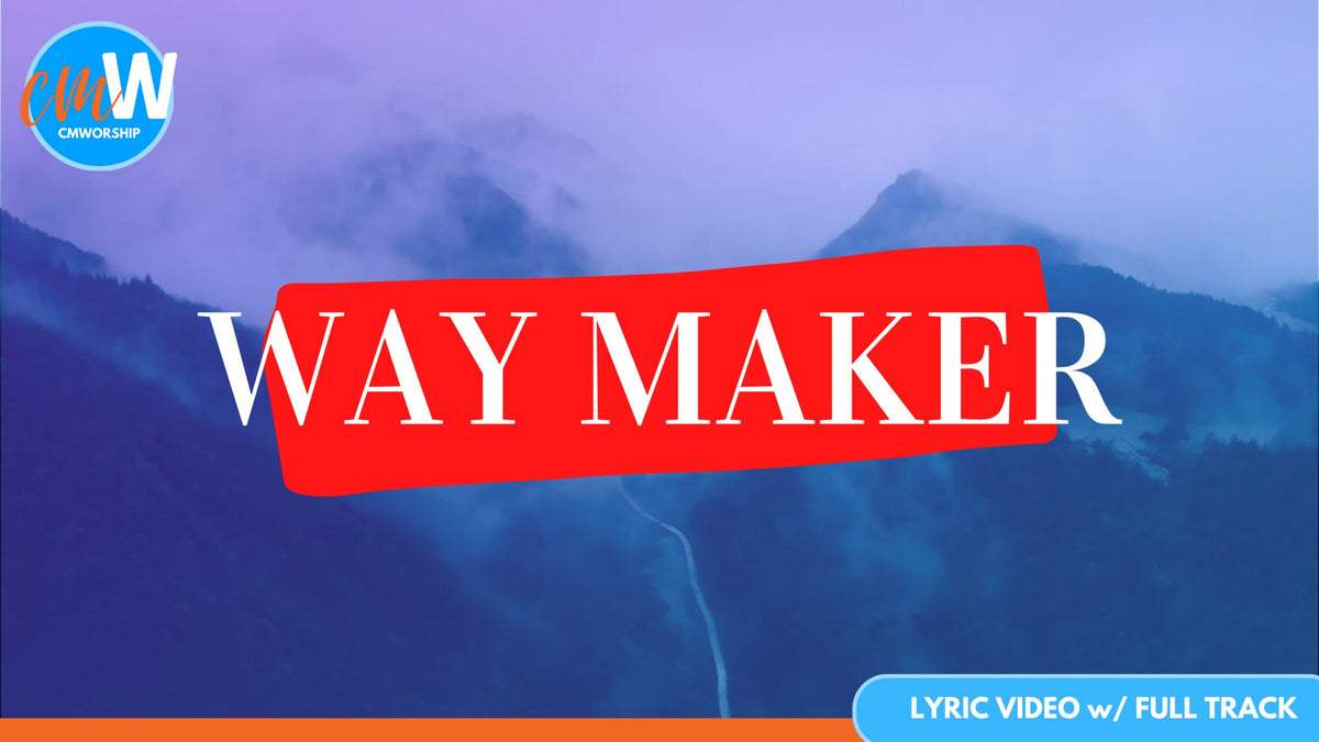 Way Maker Font Way Maker: Lyric Video with Full Track – WorshipHouse Kids