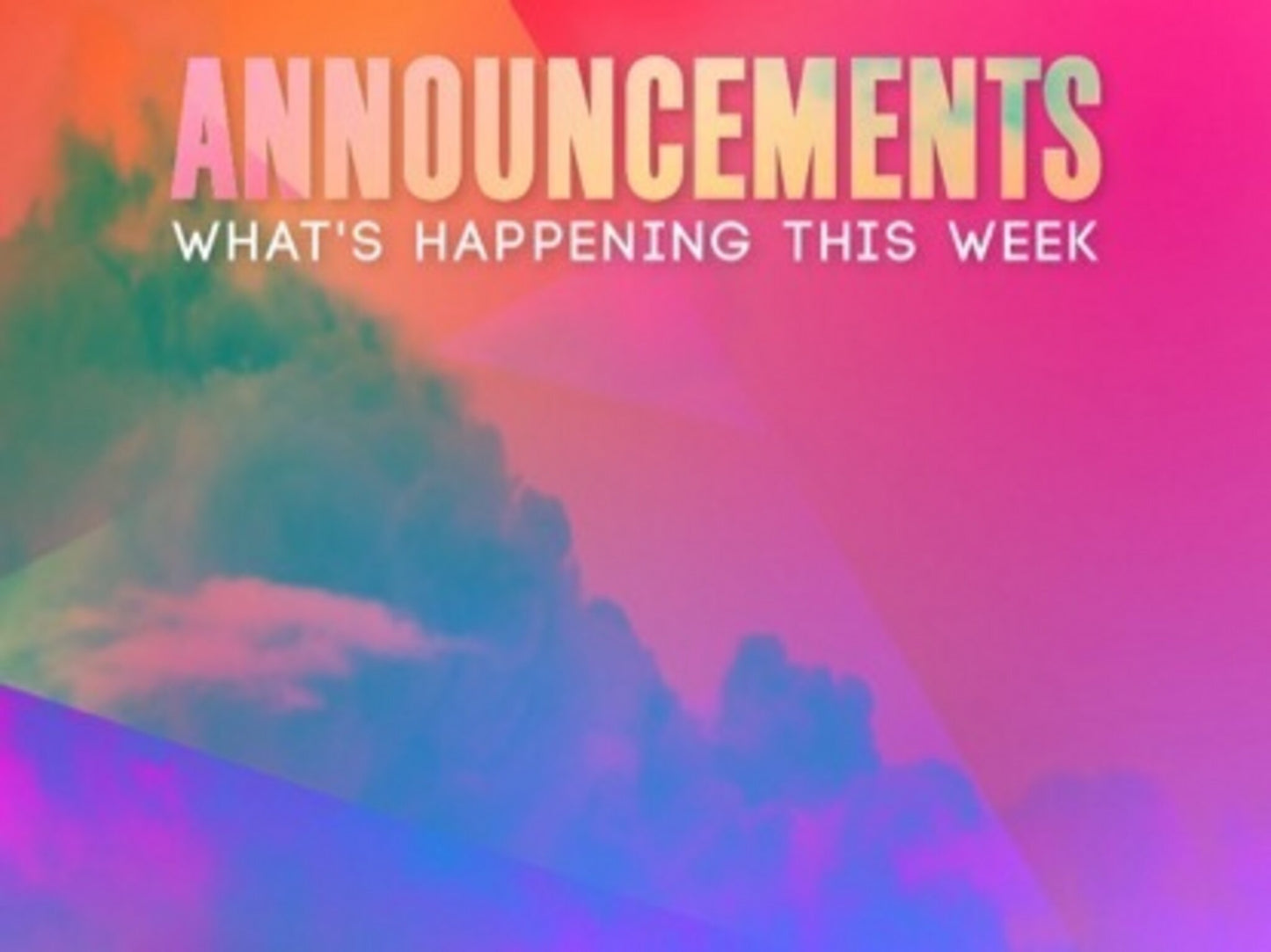 Endless Skies Announcement Motion