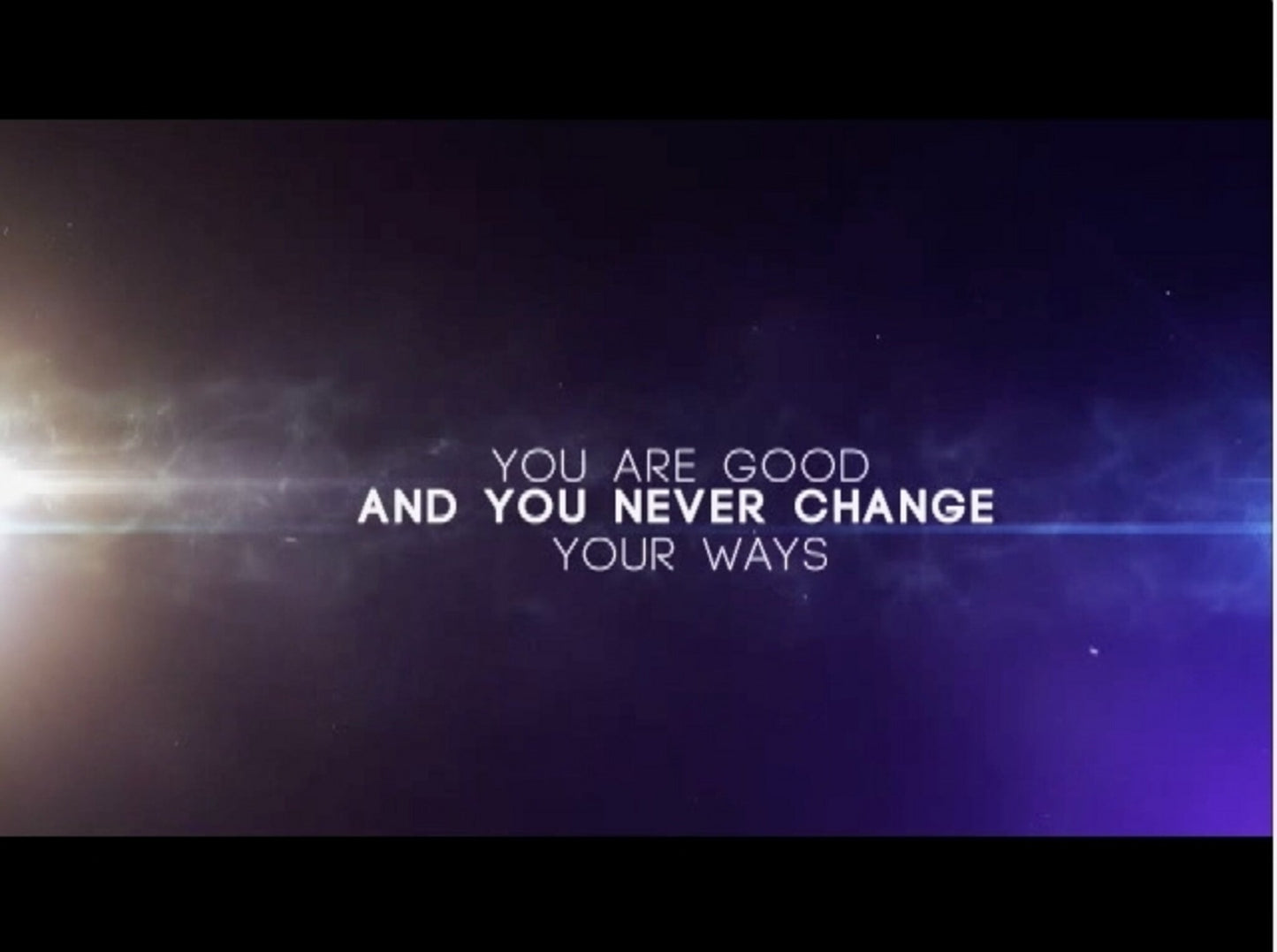 You Never Change