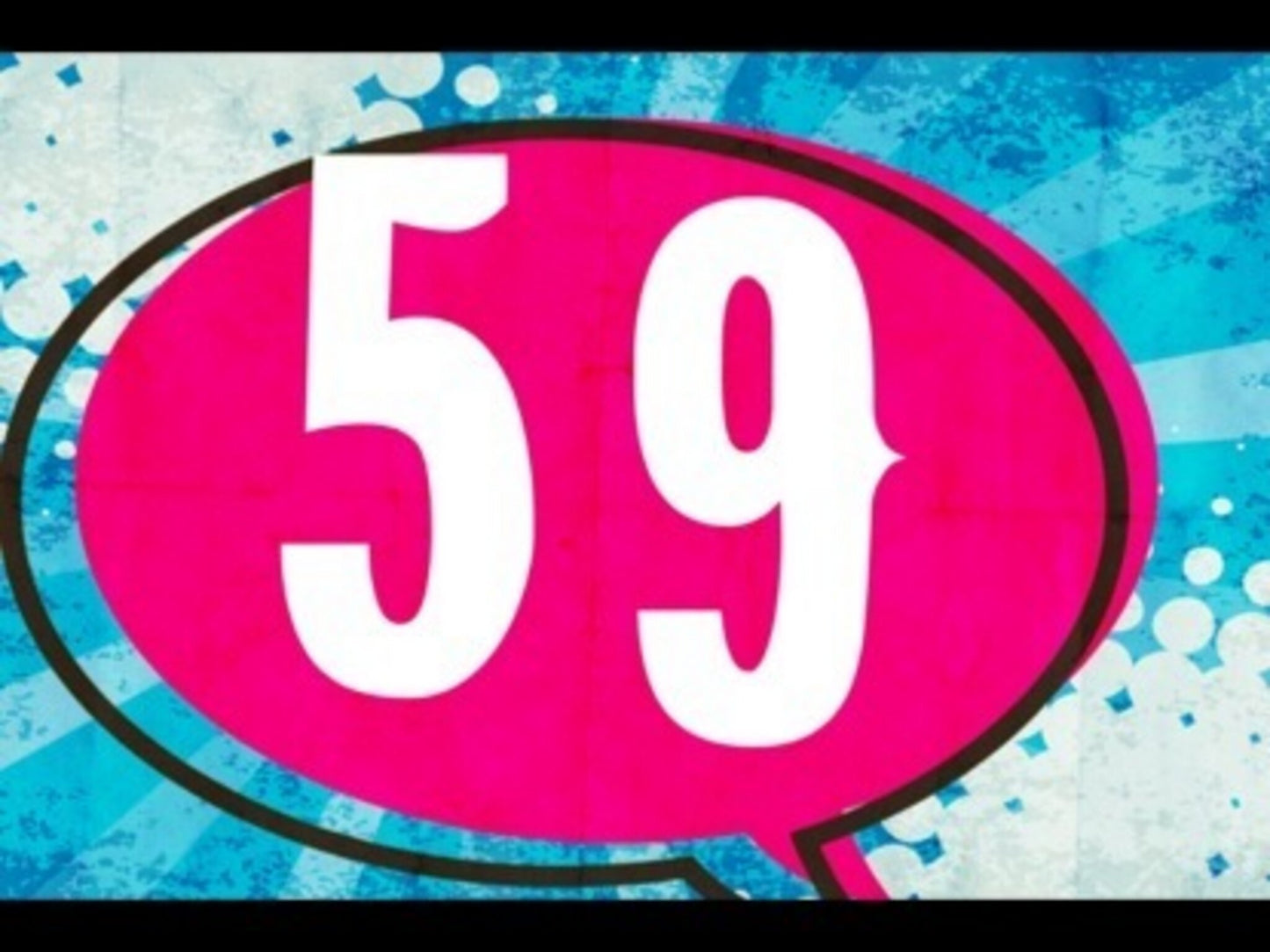 Speech Bubble 60 Second Game Countdown