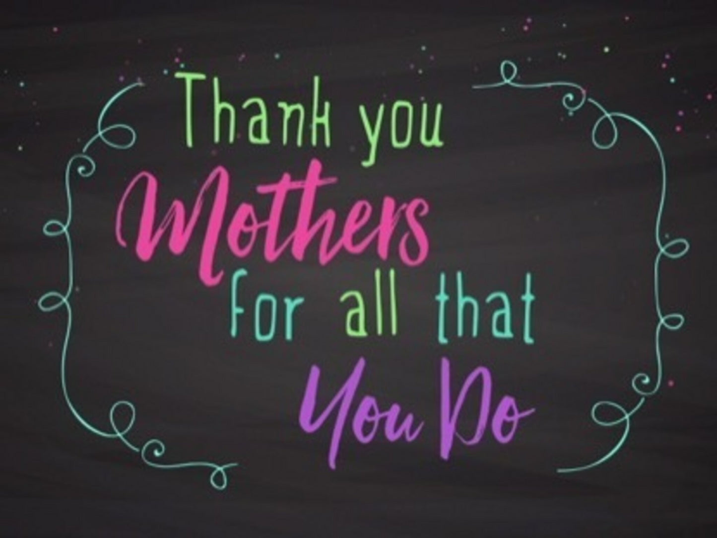 Mother's Day Chalk Close