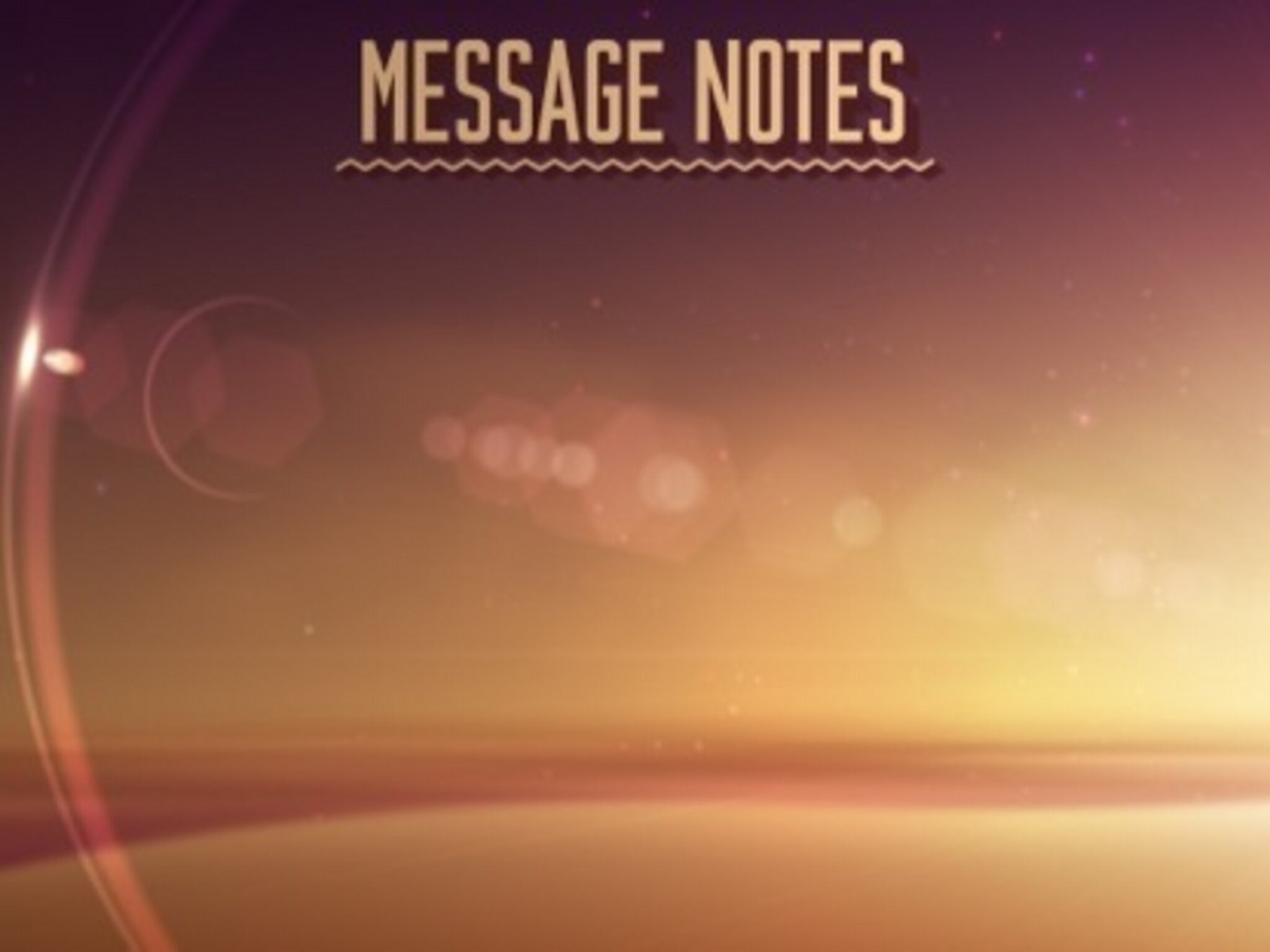 Summer Glow Message Notes | Motion Worship | Motions | WorshipHouse Kids