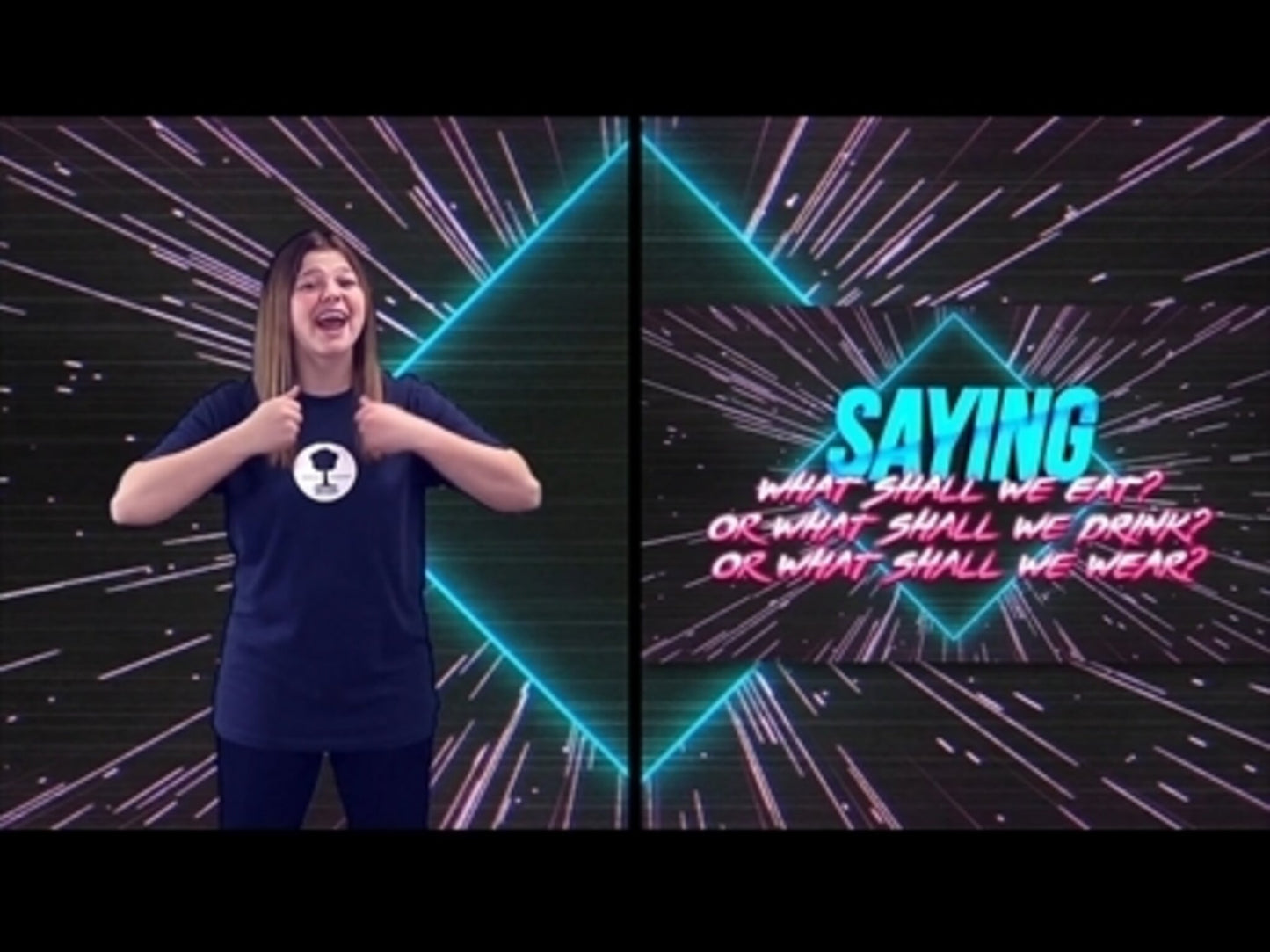 Seek First The Kingdom Hand Motions (Matthew 6:31-33)