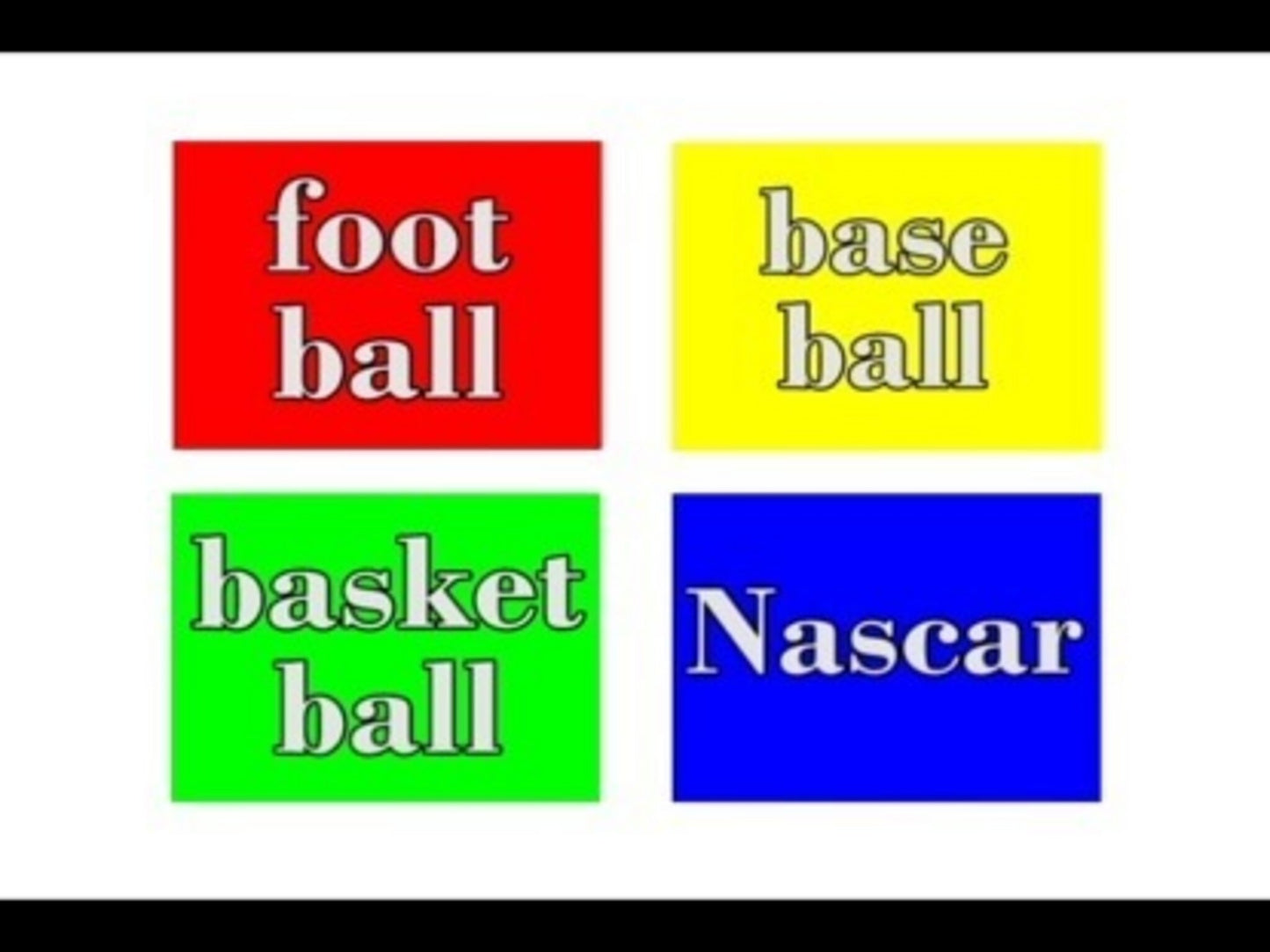 4 Corners Interactive Game: Sports