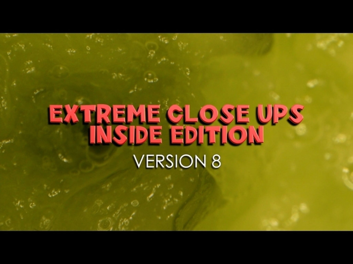 Extreme Close-Ups, Inside Edition Versions 8