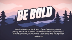 Be Bold 4 Week Elementary Lesson Content