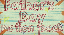 Hand-Drawn Father's Day Motion Pack