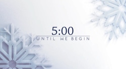 Frosted Snowflake Countdown